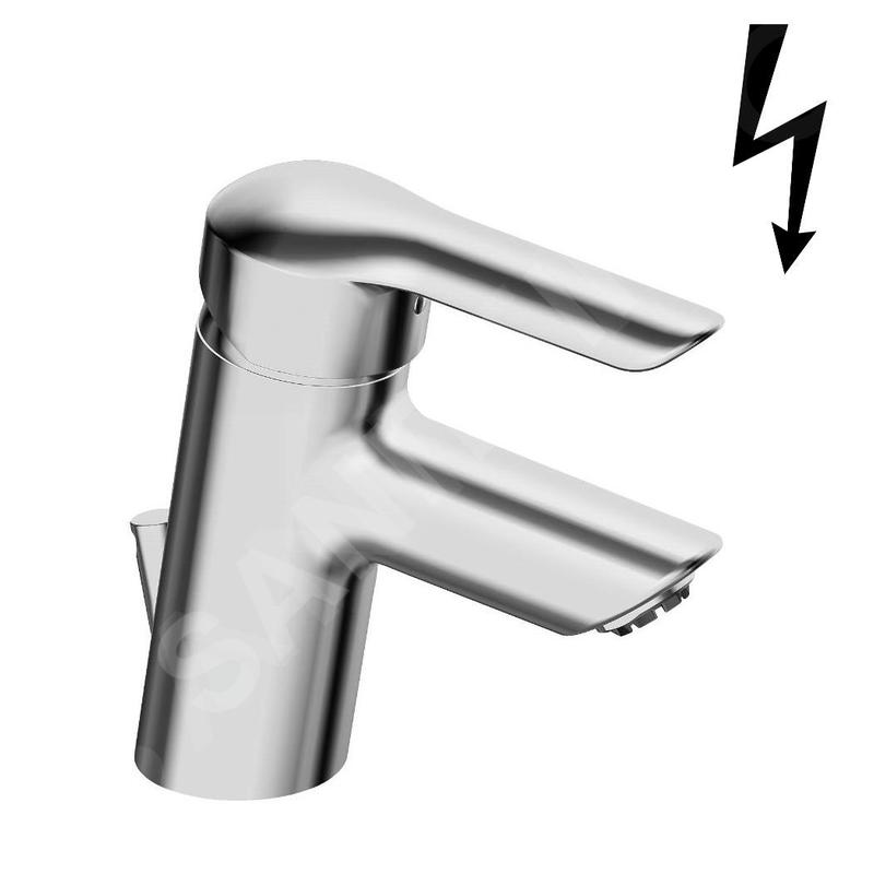 Hansa Vantis - Mitigeur de lavabo, pour les chauffe-eau sans pression, chrome 52461173