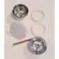 Déchet de lavabo gratuit 5/4", fiche céramique, blanc