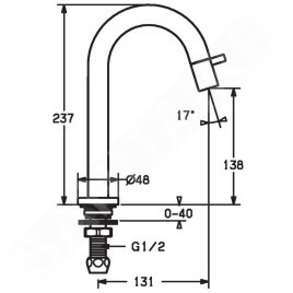 Hansa Nova Style - Robinet de lavabo, chrome 50938101