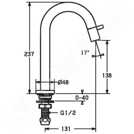 Hansa Nova Style - Robinet de lavabo, chrome 50918101
