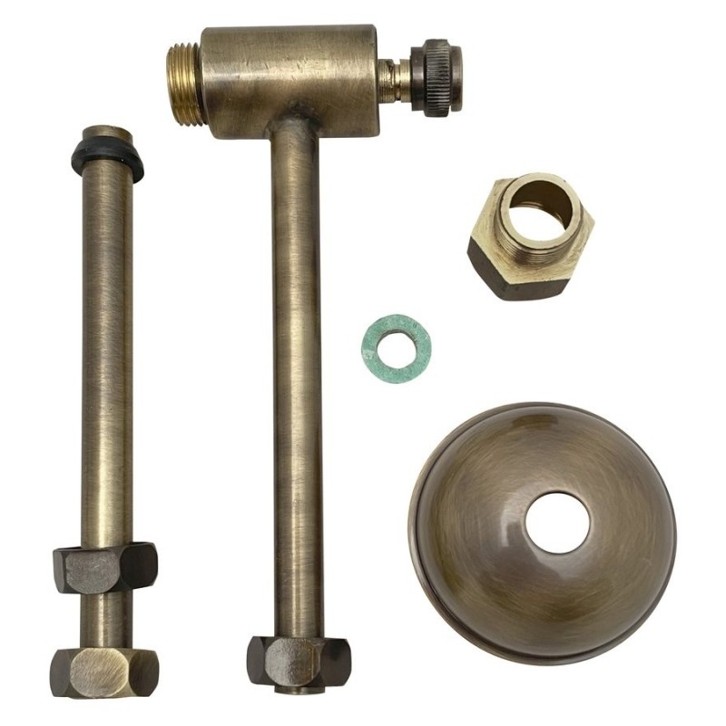 Raccordement à l'eau avec le réservoir supérieur Retro, Waldorf, bronze