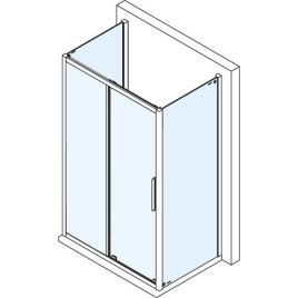 LUCIS LINE screnn trois côtés Variante 1000x900x900mm L/R