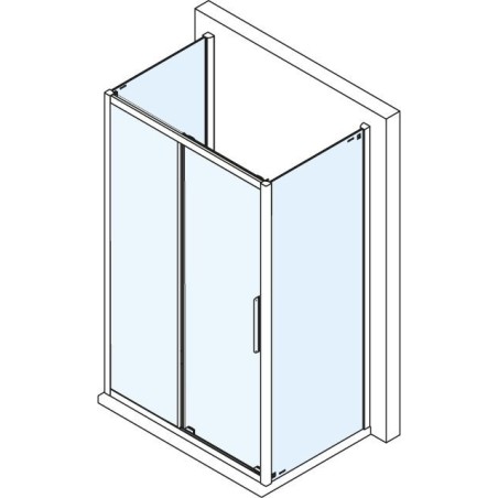 LUCIS LINE screnn trois côtés Variante 1000x900x900mm L/R