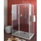 LUCIS LINE screnn trois côtés Variante 1100x700x700mm L/R