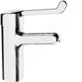 Hansa Medipro - Mitigeur de lavabo avec levier de sécurité, chrome 01712192