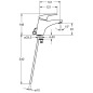 Hansa Mix - Mitigeur de lavabo, chrome 01042183