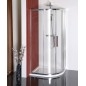 LUCIS LINE quadrant douche enceinte 1000x800mm, gauche/droite