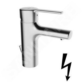Hansa Ronda - Mitigeur de lavabo avec vidage, pour chauffe-eau instantané, chrome 03131173