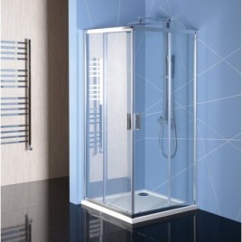 EASY Enveloppe de douche rectangulaire 900x800mm, verre clair