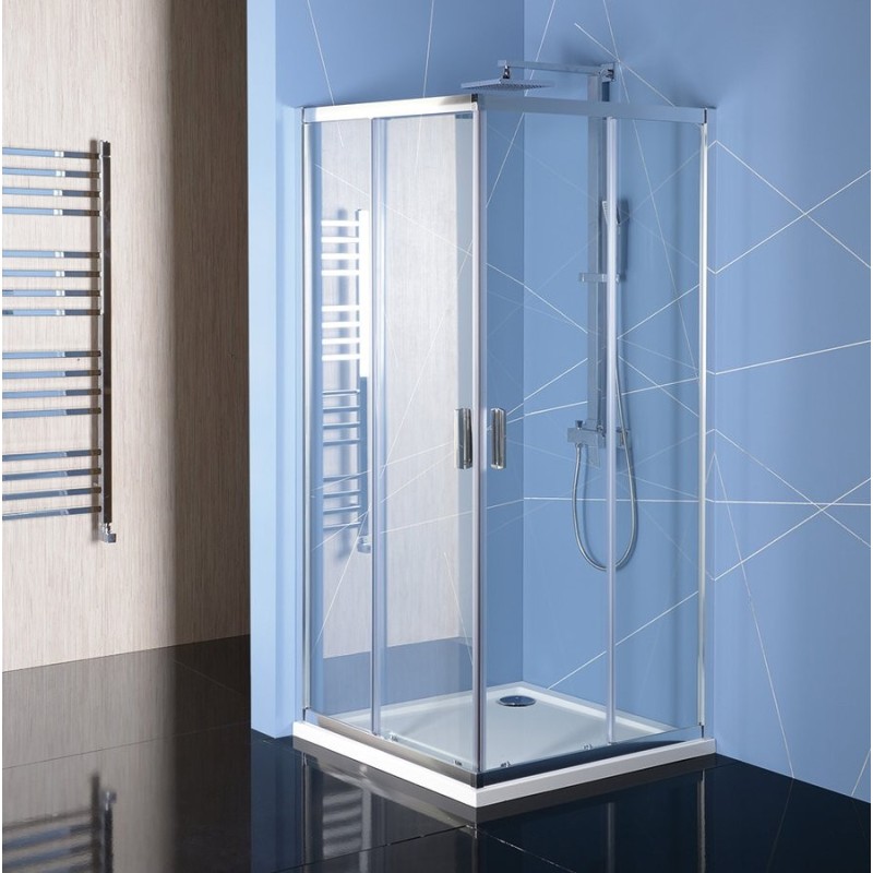 EASY Enveloppe de douche rectangulaire 900x800mm, verre clair EASY Enveloppe de douche rectangulaire 900x800mm, verre clair