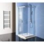 EASY Enveloppe de douche rectangulaire 900x800mm, verre clair EASY Enveloppe de douche rectangulaire 900x800mm, verre clair