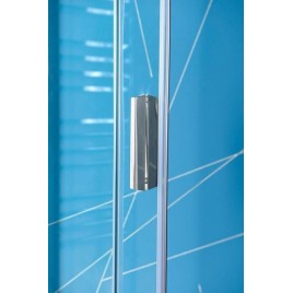 EASY Enveloppe de douche rectangulaire 900x800mm, verre clair