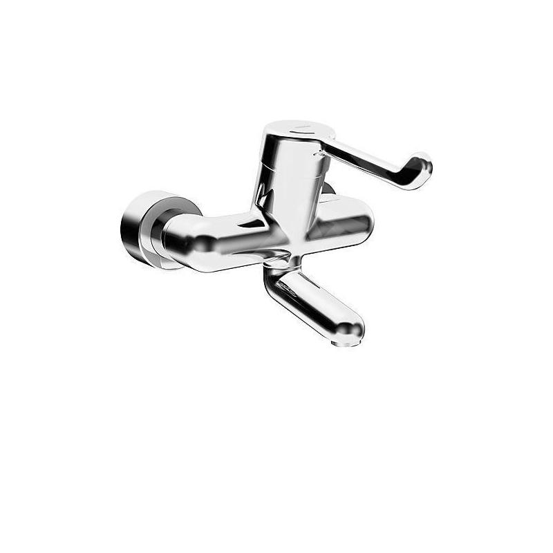 Hansa Medipro - Mitigeur de lavabo mural, chrome 02542202