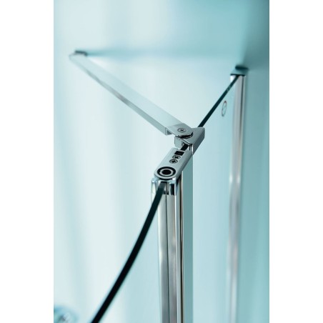 ZOOM Quadrant Shower Enclosure 900x900mm, verre clair, droite