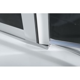 ZOOM Quadrant Shower Enclosure 900x900mm, verre clair, droite