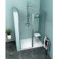 ZOOM Porte douche 1100mm, verre clair ZOOM Porte douche 1100mm, verre clair