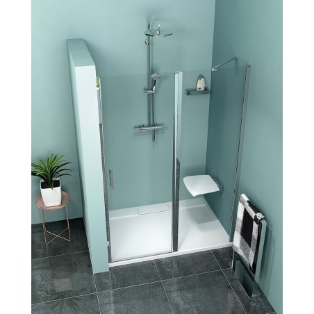 ZOOM Porte douche 1200mm, verre clair