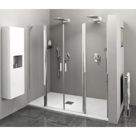 ZOOM Porte de douche 1800mm, verre clair