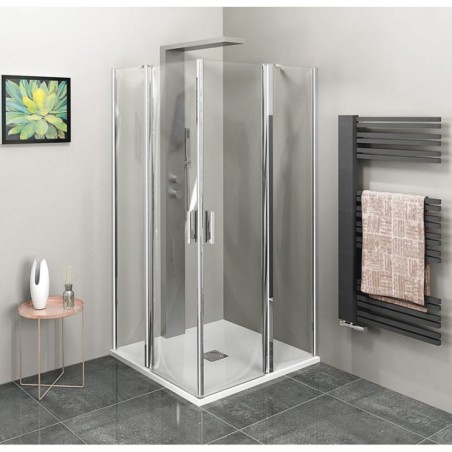 ZOOM Vitrine carrée 1000x1000mm, verre clair