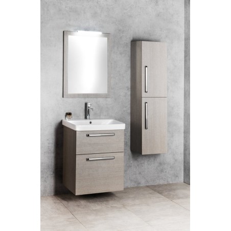 THEIA 2 Drawer Vanity Unit 46,4x70x44,2cm, Pine Rustic