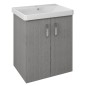 THEIA 2 Vanity Unité 56,4x70x44,2cm, chêne argenté THEIA 2 Vanity Unité 56,4x70x44,2cm, chêne argenté