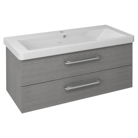 THEIA 2 Drawer Vanity Unité 101,4x43,5x44,2cm, chêne argenté