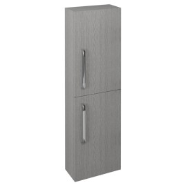 THEIA Tall Storage Unit 40x138x19,3cm, chêne gauche/droit/argent