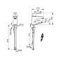 Hansa Pinto - Mitigeur de lavabo, chrome 45341183 Hansa Pinto - Mitigeur de lavabo, chrome 45341183
