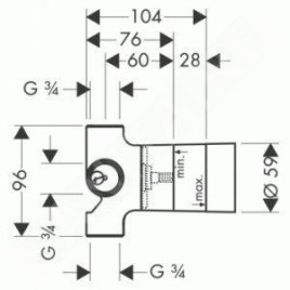 Hansgrohe Corps d’encastrement - Corps d’encastrement pour Trio 15984180