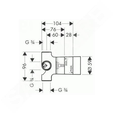 Hansgrohe Corps d’encastrement - Corps d’encastrement pour Trio 15984180