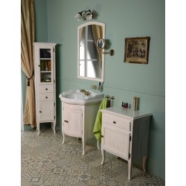 RETRO Unité de rangement 40x170x36cm, blanc droit/ancien