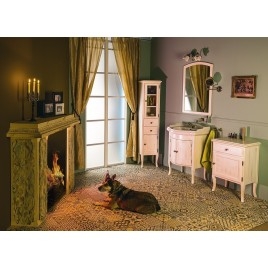 RETRO Unité de rangement 40x170x36cm, blanc droit/ancien