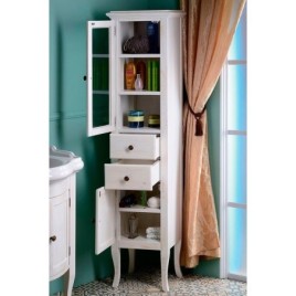 RETRO Unité de rangement 40x170x36cm, blanc gauche/ancien