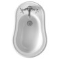 RETRO bidet 38,5x60cm, blanc