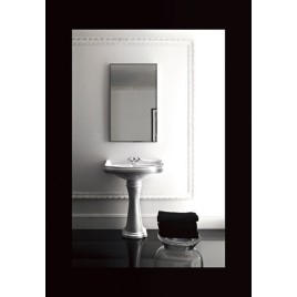 RETRO Ceramic Washbasin 56x46,5cm, blanc