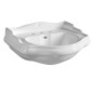 RETRO 3 Hole Ceramic Washbasin 55x45cm, blanc