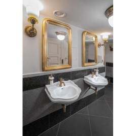 RETRO Ceramic Washbasin 69x52cm, blanc