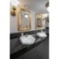RETRO Ceramic Washbasin 69x52cm, blanc
