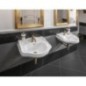 RETRO Ceramic Washbasin 69x52cm, blanc