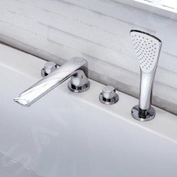 Kludi Ameo - Mitigeur de baignoire, 4 trous, chrome 414240530
