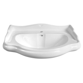 RETRO Ceramic Washbasin 73x54cm, blanc
