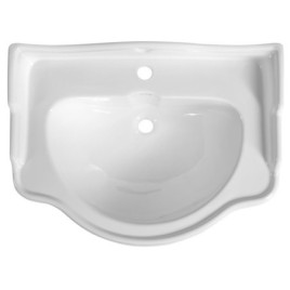RETRO Ceramic Washbasin 73x54cm, blanc