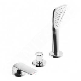 Kludi Ameo - Robinet de baignoire, 3 trous, chrome 414480575