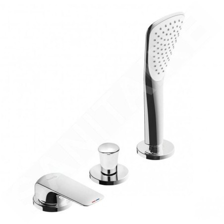 Kludi Ameo - Robinet de baignoire, 3 trous, chrome 414480575
