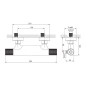 Cersanit Zen - Mitigeur de douche thermostatique, noir S951-582