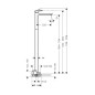 Hansgrohe Metropol - Mitigeur de lavabo à levier au sol, chrome 32530000 Hansgrohe Metropol - Mitigeur de lavabo à levier au sol, chrome 32530000