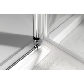 ONE Porte de douche d'Alcove 1200 mm, verre clair
