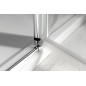 ONE Porte de douche d'Alcove 1200 mm, verre clair ONE Porte de douche d'Alcove 1200 mm, verre clair