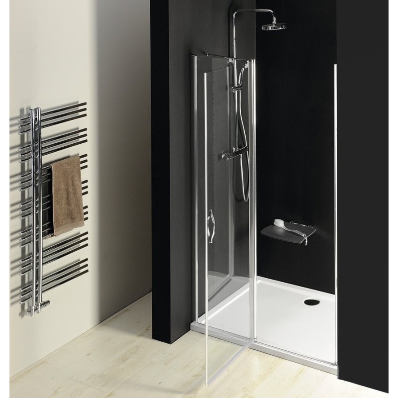 ONE Porte de douche d'Alcove 1400 mm, verre clair