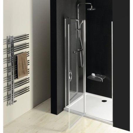 ONE Porte de douche d'Alcove 1400 mm, verre clair
